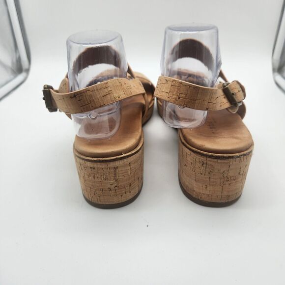 Gentle Souls By Kenneth Cole Women’s 11 M Beige Talia Sandals Ankle Strap Heels - Picture 4 of 8